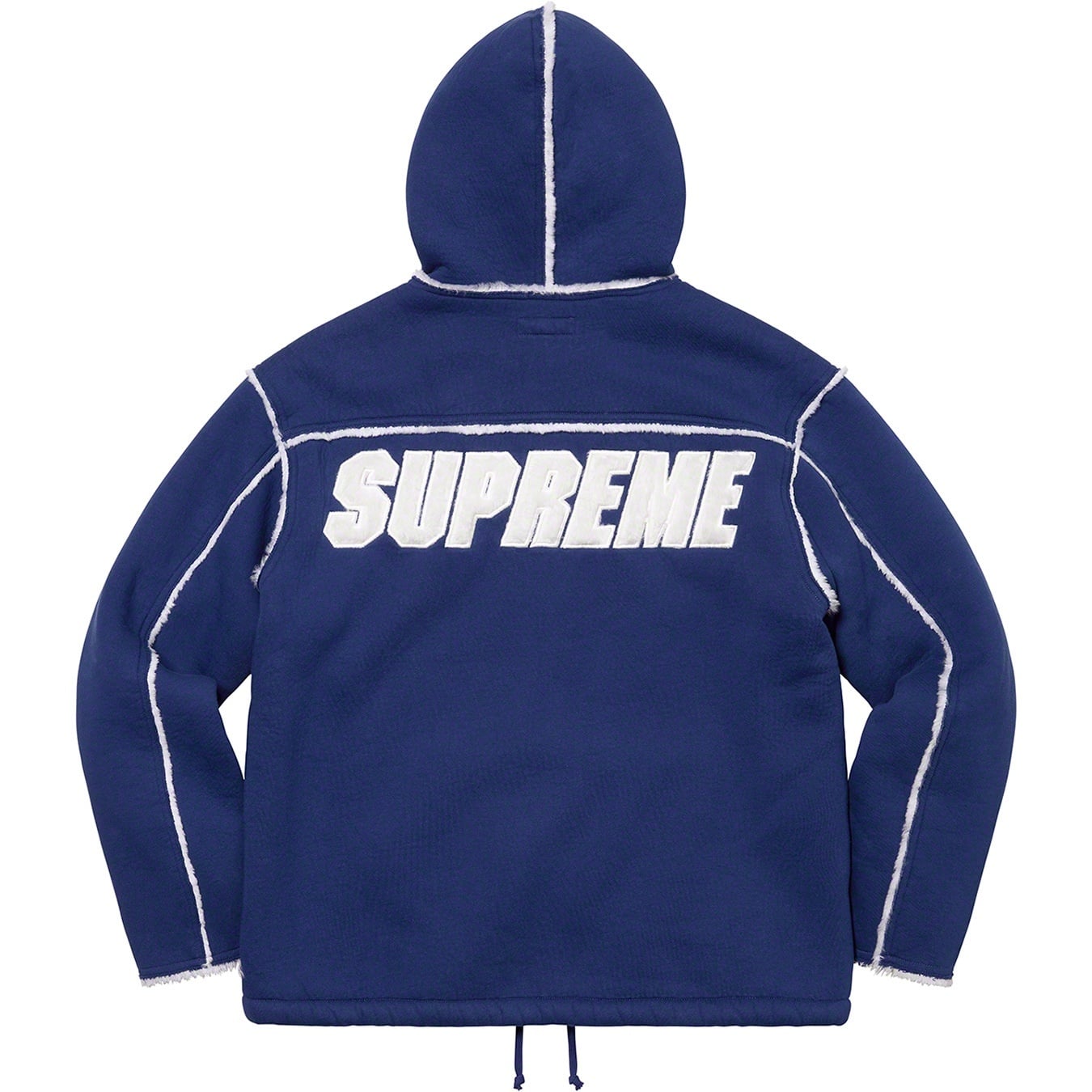 Faux Shearling Hooded Jacket view 9